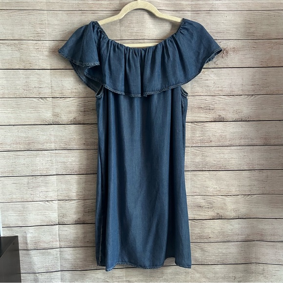 Denim Colored Sun Dress - Picture 4 of 5